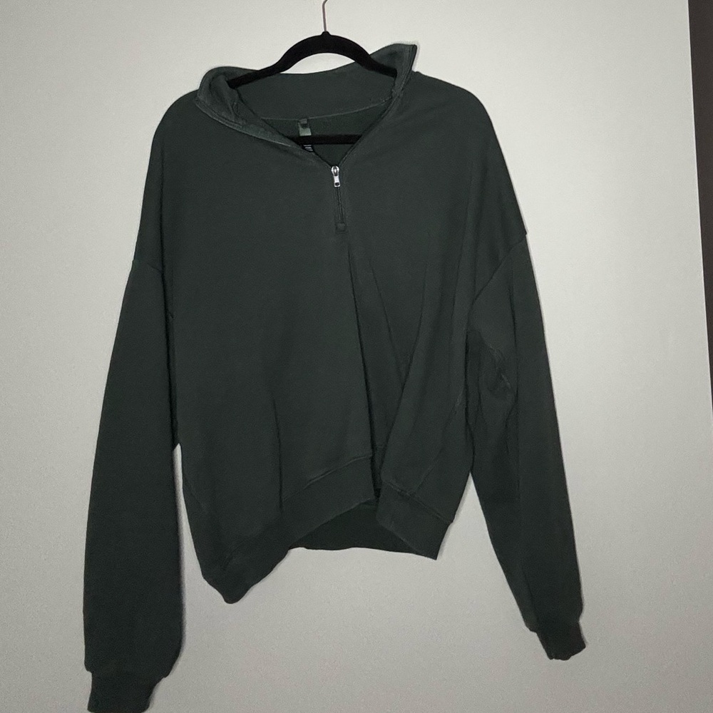 Skims Cotton Fleece Classic Quarter Zip - Picture 2 of 3